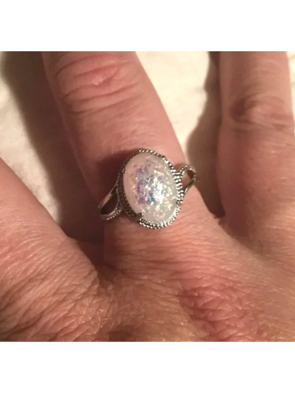 9 Glitter Ring sterling